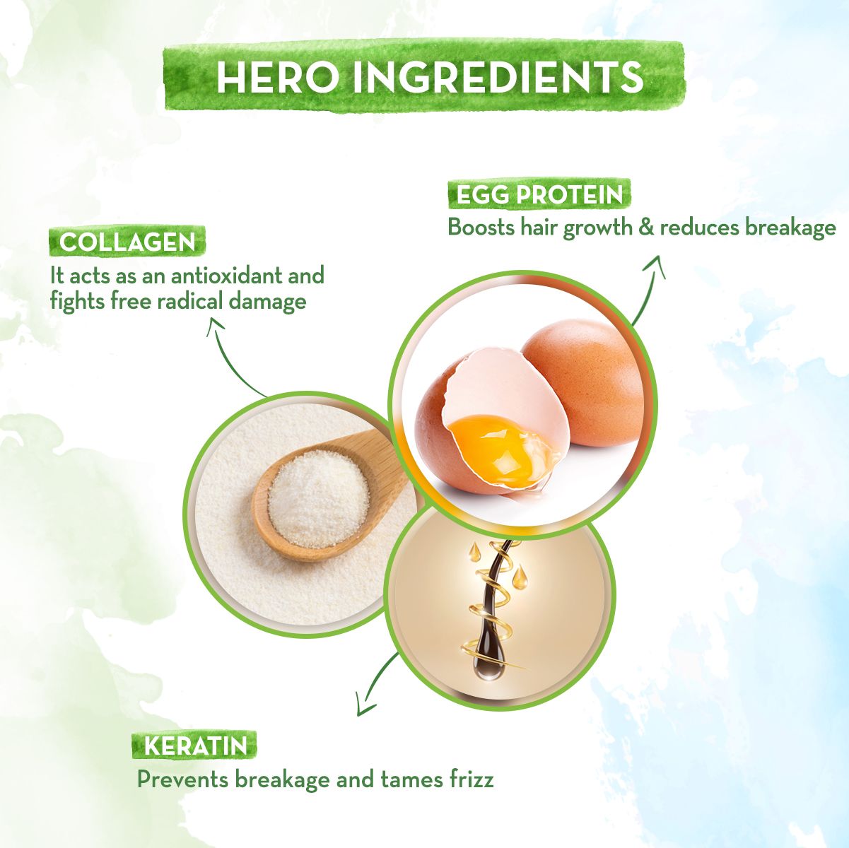 Egg Shampoo for Hair Growth with Egg Protein & Collagen | Mamaearth