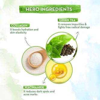 green tea face wash ingredients