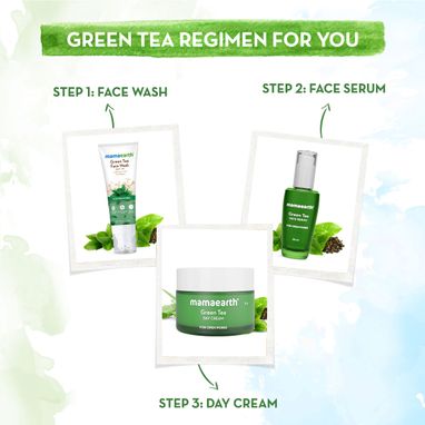 steps to use green tea open pores face wash 