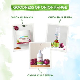 Goodness of the onion range of Mamaearth 