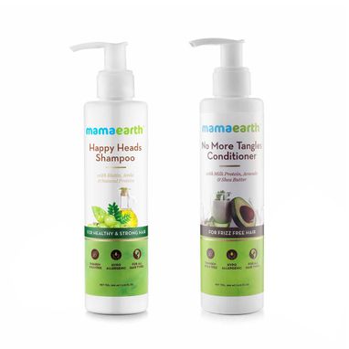 Healthy Hair Combo : Happy Heads shampoo, 200ml and No More Tangles Conditioner, 200ml
