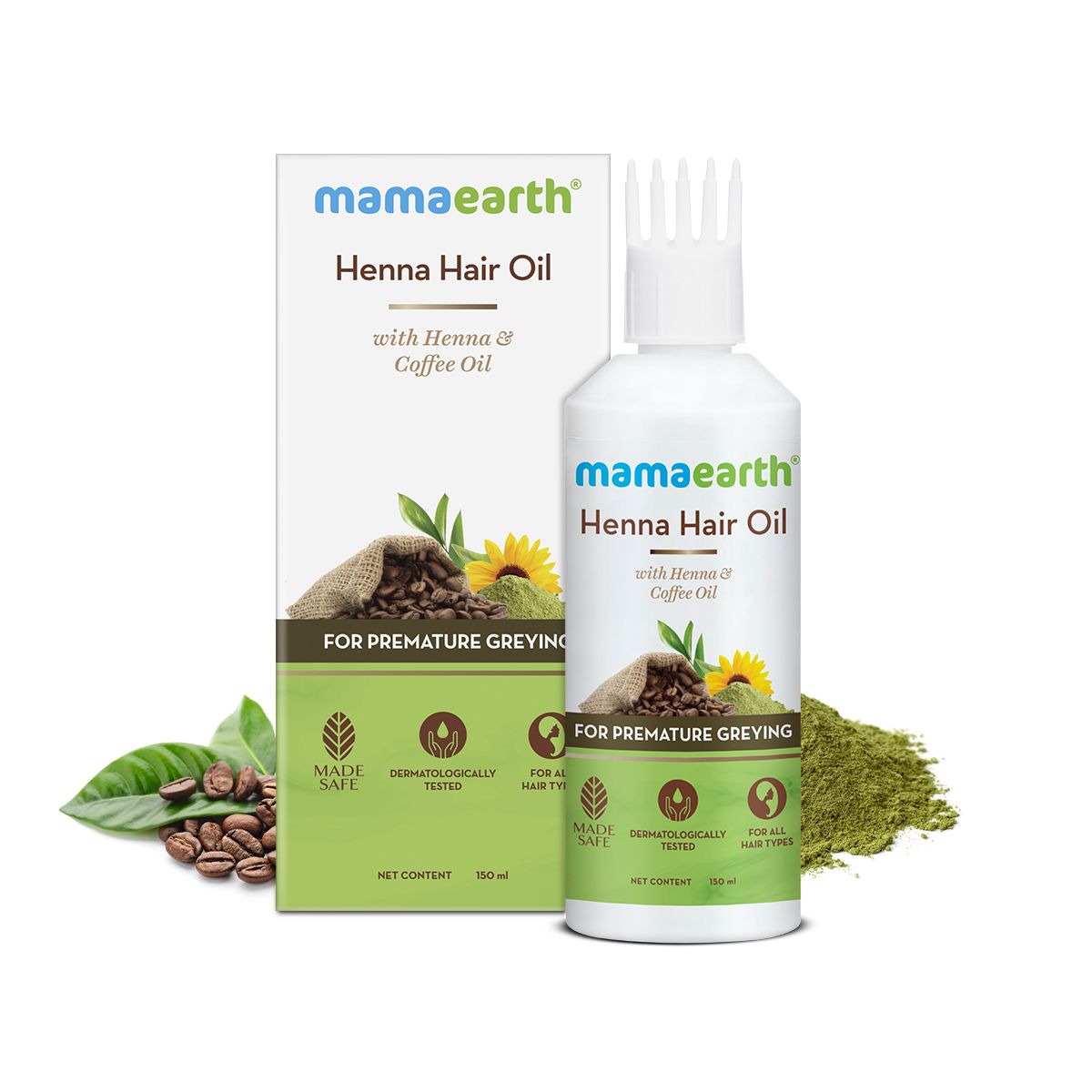 Mamaearth Henna for Hair Range | Toxin-Free Henna Mehndi & Powder