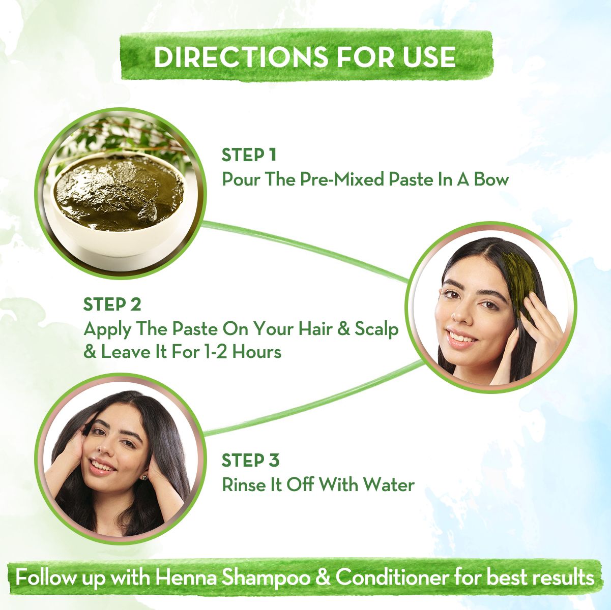 Natural Henna Paste | Prevents Graying | Henna Mehndi for Hair