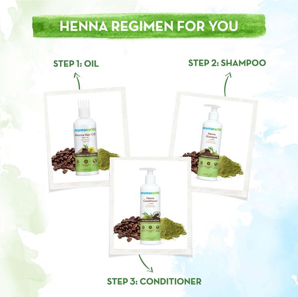 Good Hair Care with Henna Shampoo 