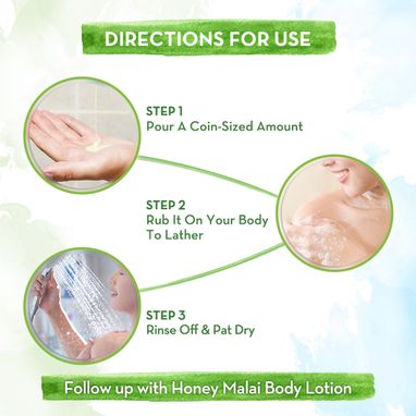 how to use body wash honey