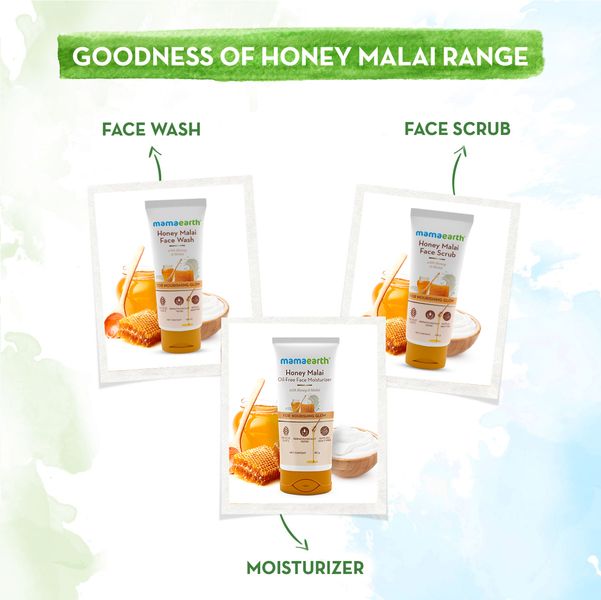 Honey Face Wash with Malai for Nourishing Glow 100 ml