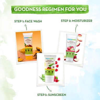 Mamaearth goodness regimen for you 