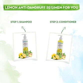 lemon anti dandruff shampoo regimen