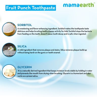 Fruit toothpaste ingredients