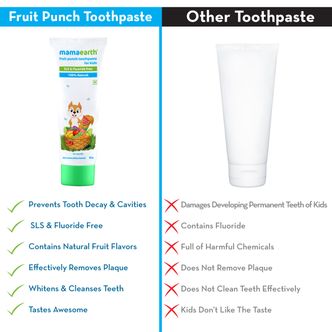 fruit flavoured toothpaste for kids