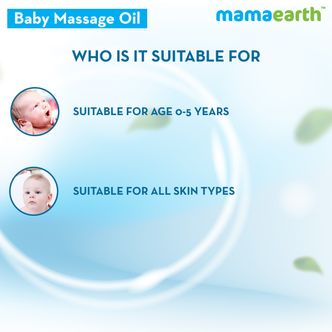 Soothing Massage Oil is Suitable for All skin types of Baby 