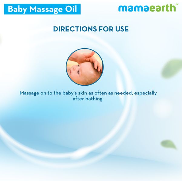 Massage Oil for Babies Sesame, Almond & Jojoba Oil Mamaearth