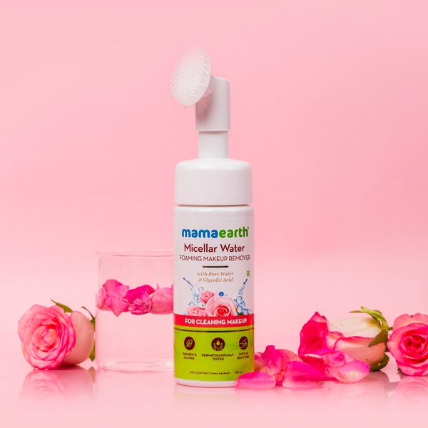 micellar water foaming makeup remover