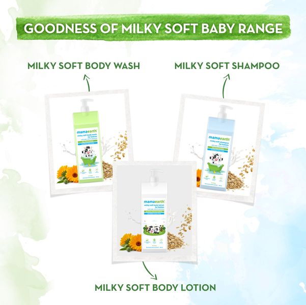 Mamaearth Milky Soft Body Wash for Babies