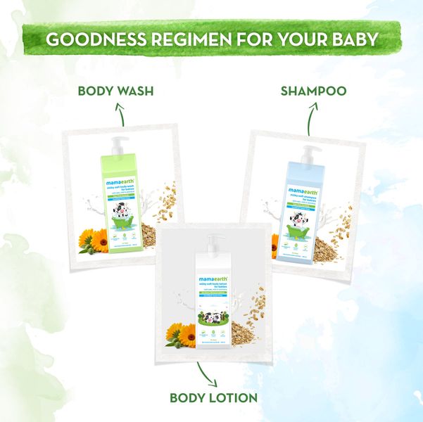 Good Baby Care with Milky Soft Shampoo  