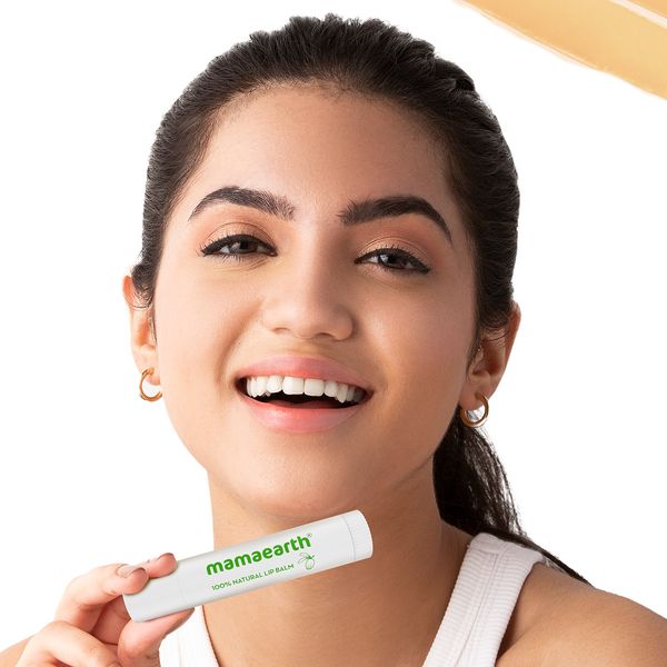 Shea Butter Lip Balm with Vitamin E for Soft Lips Mamaearth