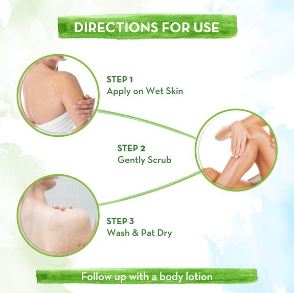 Mamaearth Neem Body Scrub with Neem and Tulsi for Skin Purification 200 g