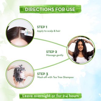 How to use Mamaearth Tea Tree Hair Oil 