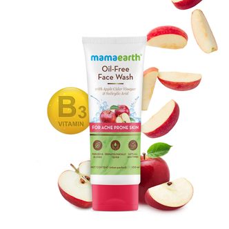 Mamaearth face wash for oily skin with apple cider vinegar 