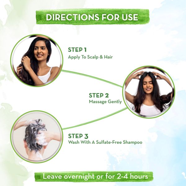 Mamaearth Onion Hair Oil hair sectioning technique for scalp treatment
