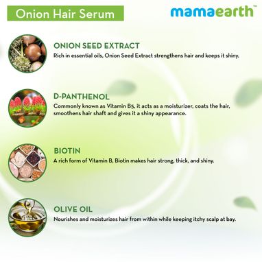 mamaearth onion serum ingredients