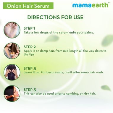 how to use onion serum for hair