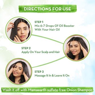 Onion Hair Oil Booster for Reduce Hair Fall