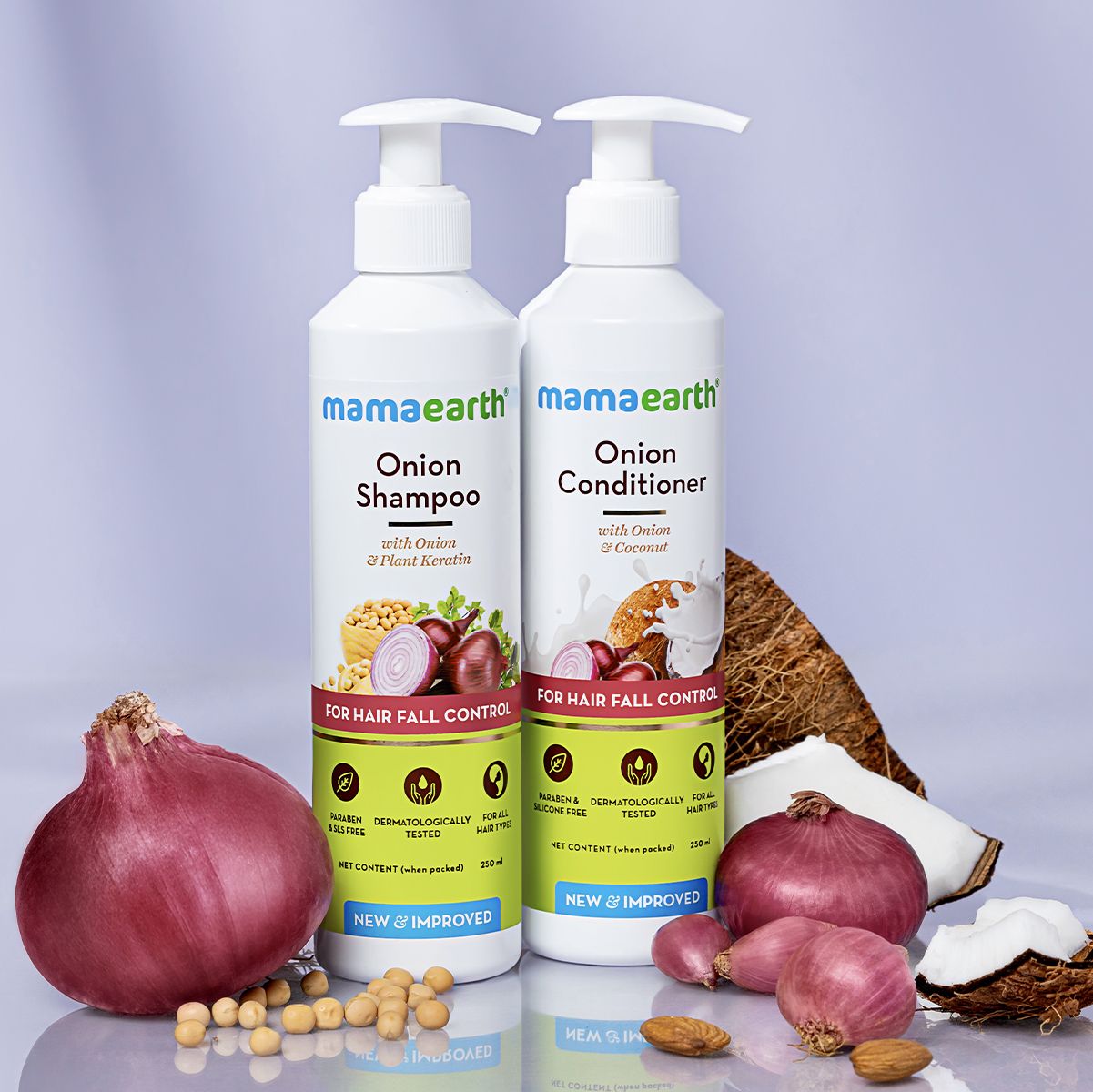 Mamaearth Onion Shampoo + Conditioner: Buy Mamaearth Onion Shampoo +  Conditioner Online at Best Price in India | Nykaa