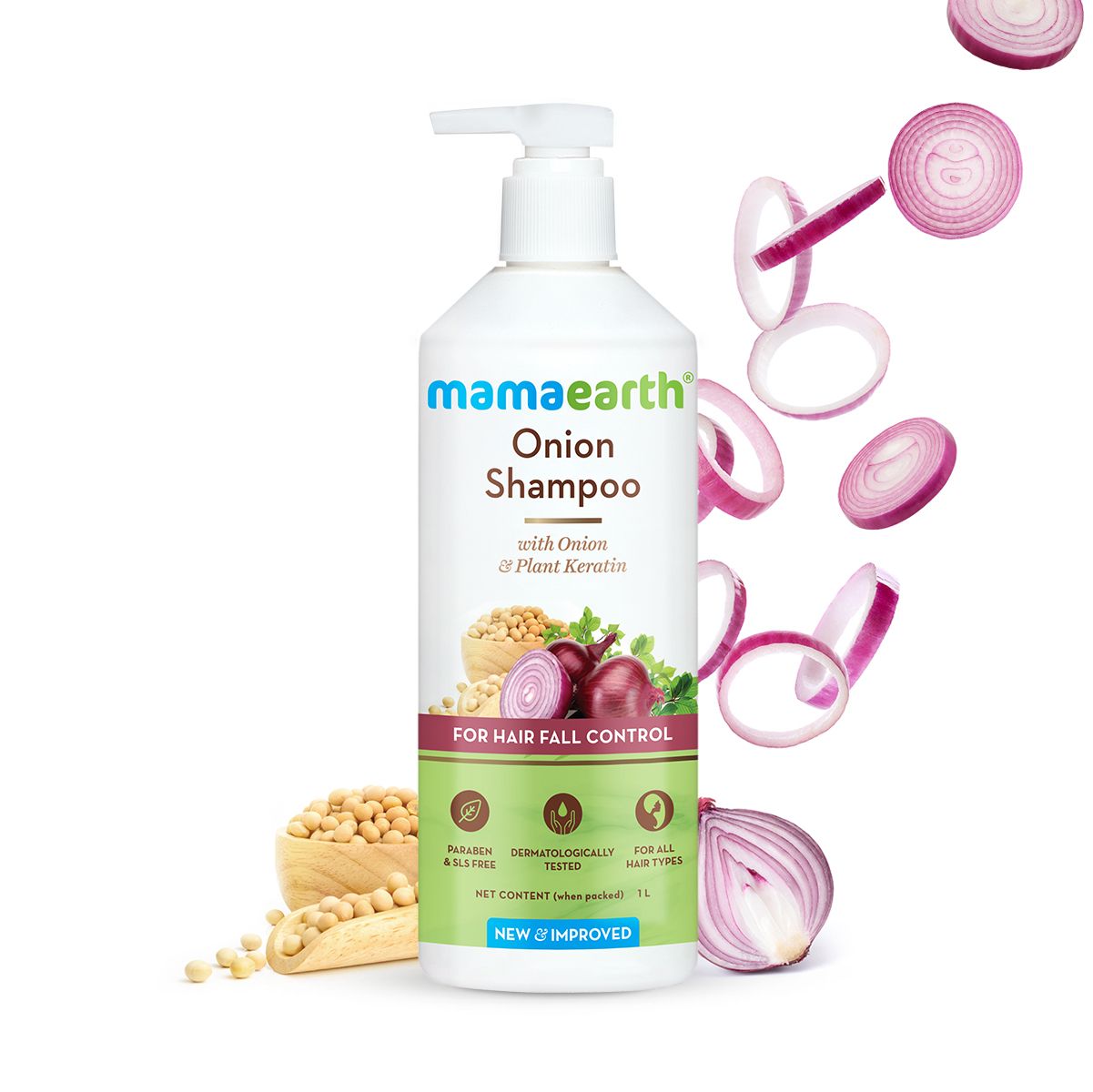 Mamaearth Onion Hair Fall Shampoo Review  Reduces Hairfall