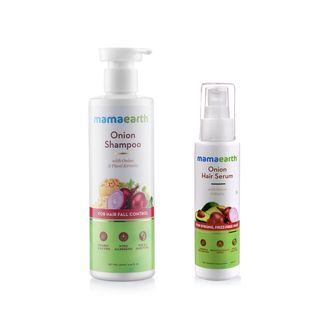 Onion Shampoo and Onion Hair Serum Combo