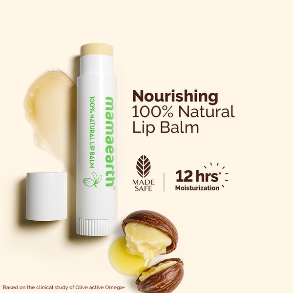 Mamaearth Shea Butter Lip Balm with Vitamin E for Soft Lips
