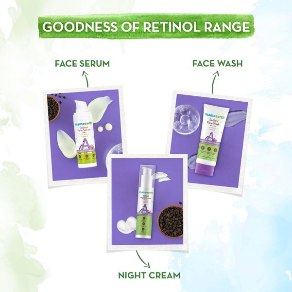the goodness of retinol range of mamaearth 