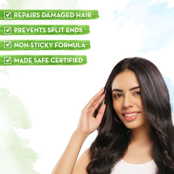 Rice Hair Oil Booster repairs damaged hair
