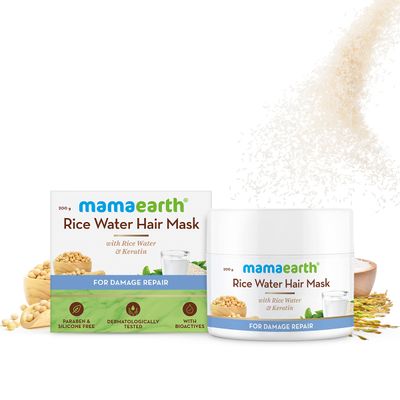 rice water mask for hair, Keratin Hair Mask