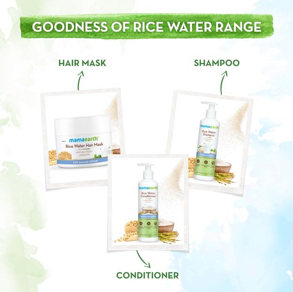 mamaearth rice water range