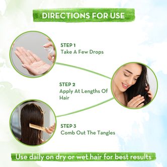 how to use mamaearth rice wonder water hair serum