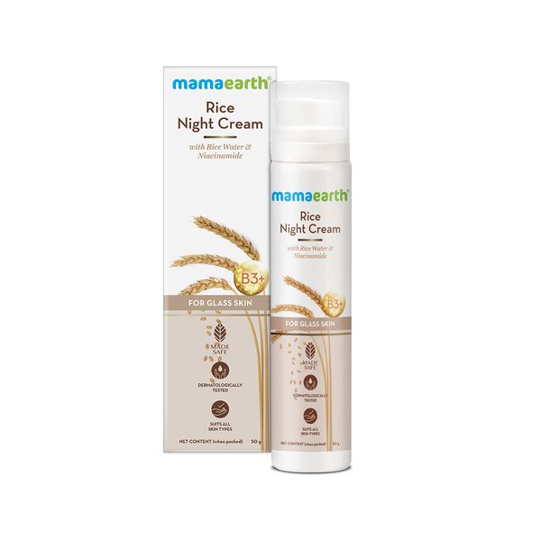 Rice Night Cream With Rice Water & Niacinamide for Glass Skin - 50 g
