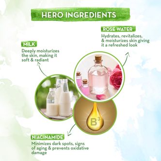 Rose Water Bamboo Sheet Mask with Rose Water