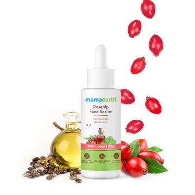 Mamaearth Rosehip Face Serum for Glowing Skin