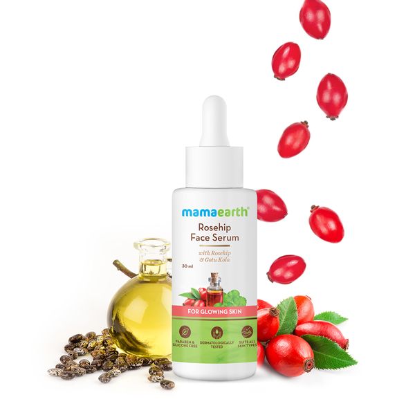 Mamaearth Rosehip Face Serum for Glowing Skin