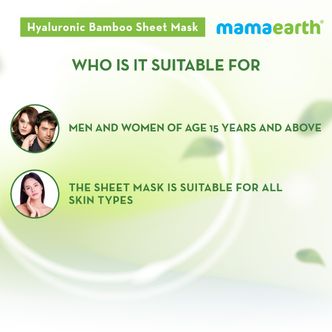 Hyaluronic Bamboo Sheet Mask Suitable for all skin Type