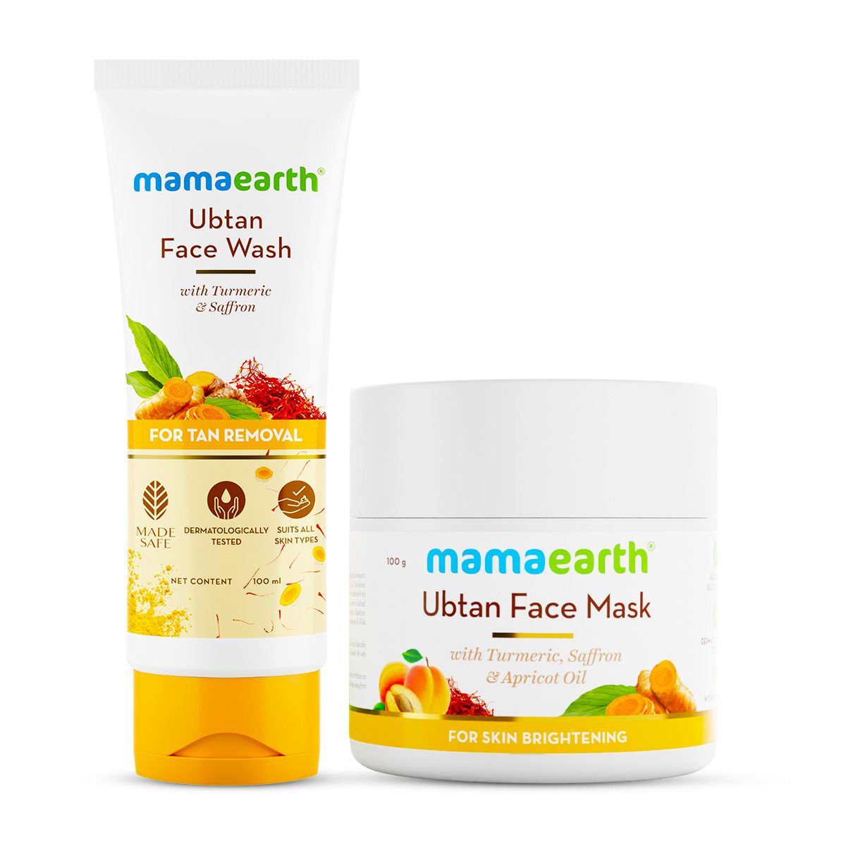 Mamaearth Non Comedogenic Face wash and Face Mask 100ml