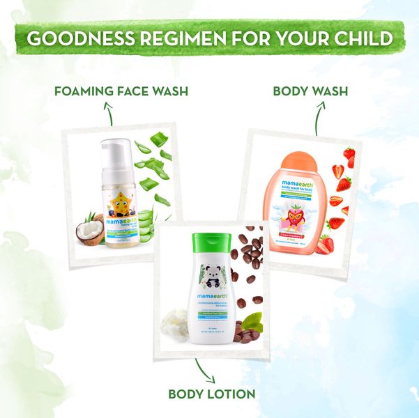 Goodness Regimen for Your Child with Super Strawberry Body Wash 