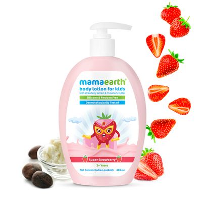Mamaearth Super Strawberry Body Lotion 