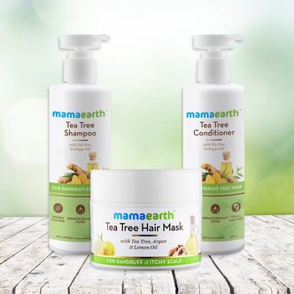 Tea Tree Anti-Dandruff Hair Regime Kit -Mamaearth