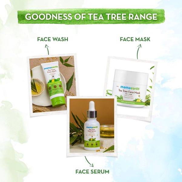 mamaearth tea tree range 