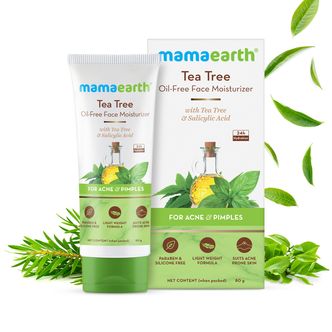mamaearth tea tree oil-free face moisturize
