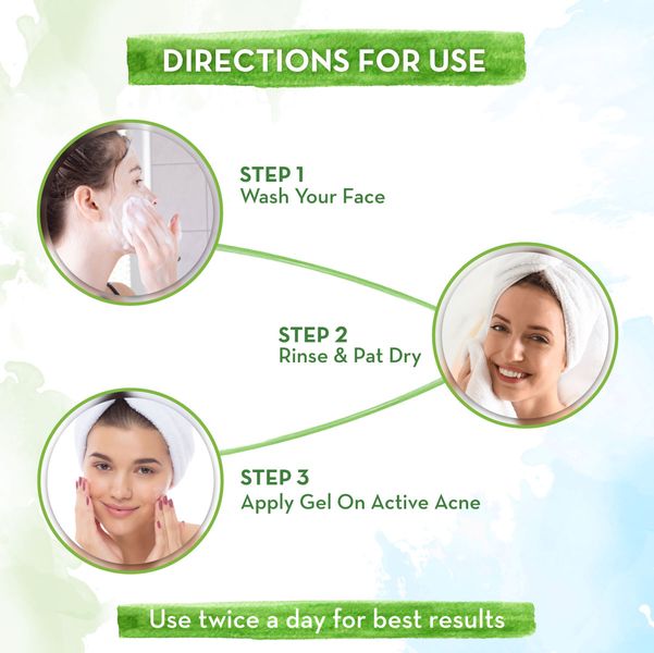 how to use acne gel