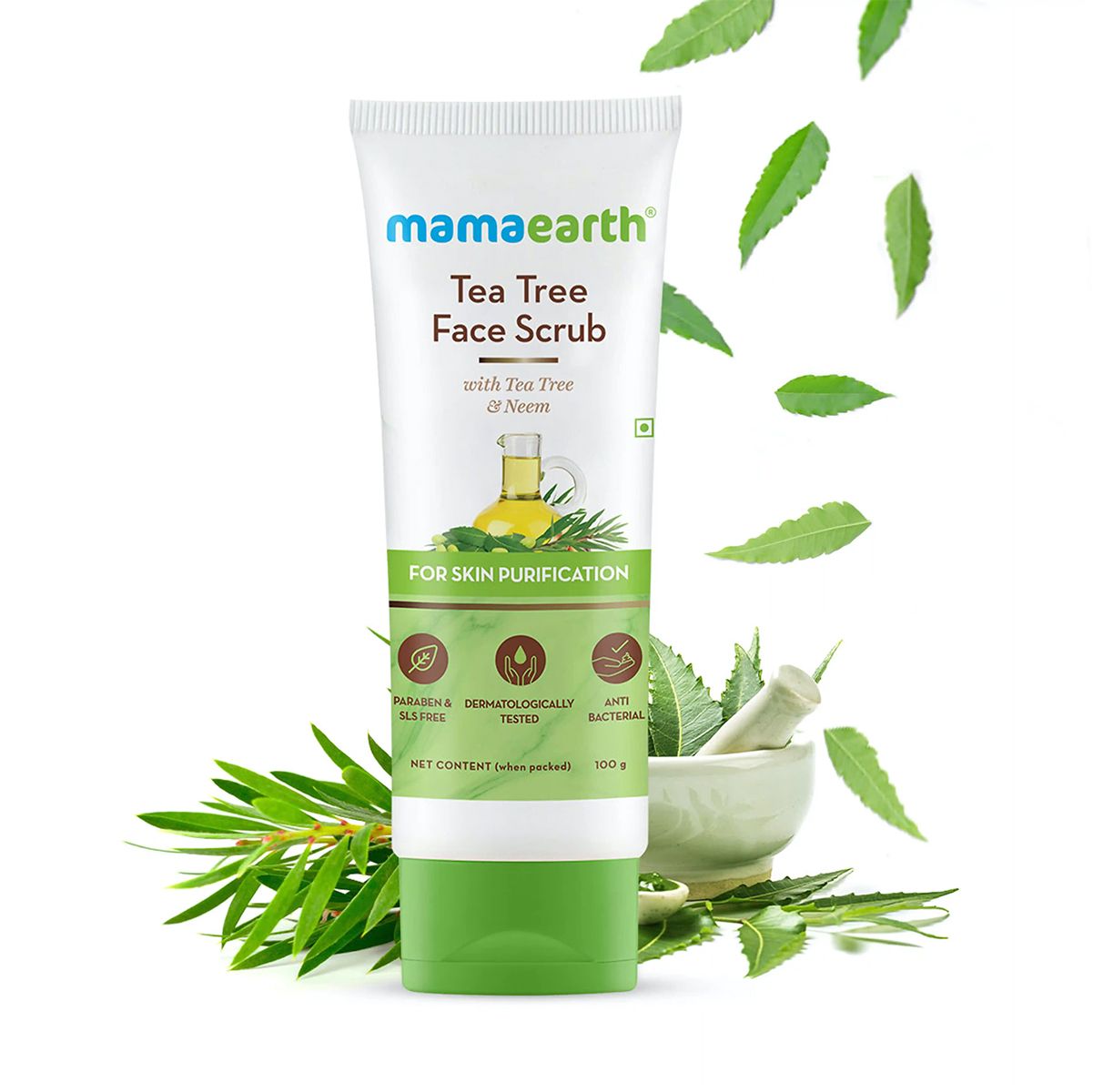 Tea tree face scrub