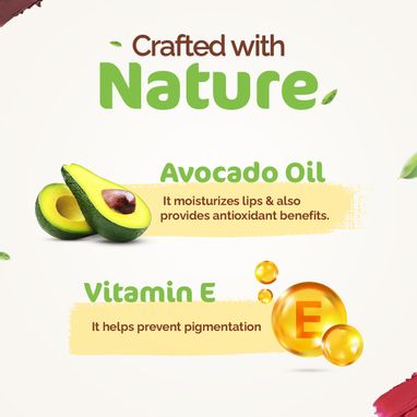 Plum Punch Lipstick with Avocado and Vitamin E 